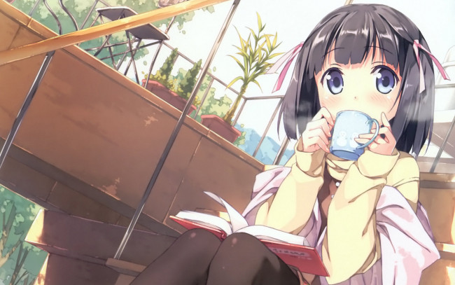 Обои картинки фото аниме, kantoku, artbook