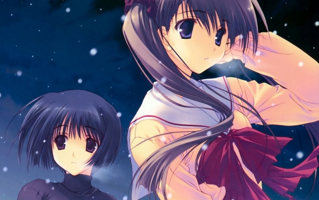 Обои картинки фото аниме, memories, off, девушки