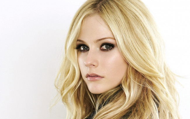 Обои картинки фото музыка, avril, lavigne, макияж