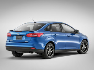 Картинка автомобили ford 2014 us-spec sedan focus синий