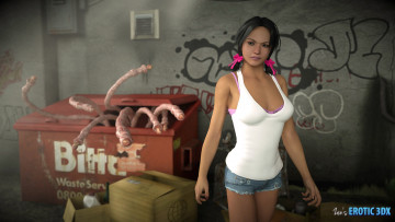 Картинка 3д+графика fantasy+ фантазия девушка взгляд