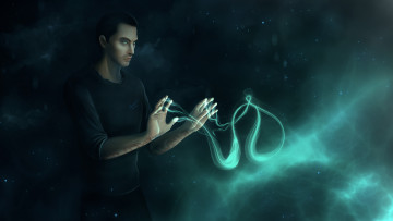 Картинка фэнтези маги +волшебники парень магия