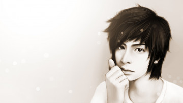 Картинка рисованные люди портрет парень