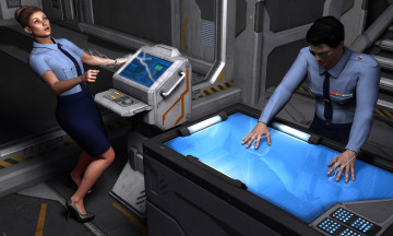 Картинка 3д+графика fantasy+ фантазия девушка мужчина