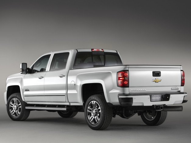 Обои картинки фото автомобили, chevrolet, cab, crew, country, hd, high, 2500, silverado, 2015