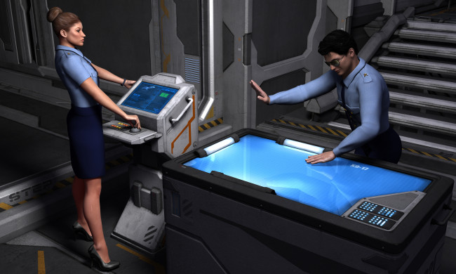 Обои картинки фото 3д графика, fantasy , фантазия, девушка, мужчина