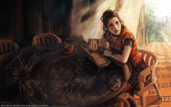 Обои картинки фото rafi adrian zulkarnain, фэнтези, девушки, rafi, adrian, zulkarnain, девушка