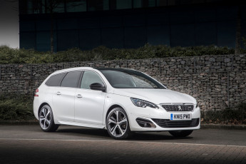 Картинка автомобили peugeot 308 gt uk-spec 2015г светлый