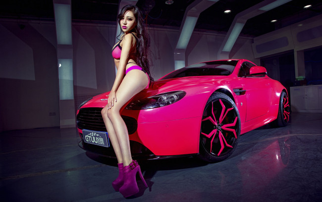 Обои картинки фото автомобили, -авто с девушками, девушка, взгляд, фон, автомобиль