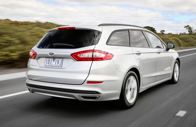 Обои картинки фото автомобили, ford, mondeo, wagon, au-spec, 2015г, светлый