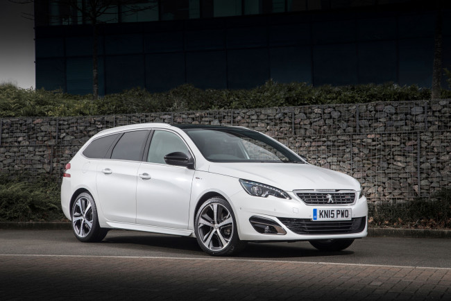 Обои картинки фото автомобили, peugeot, 308, gt, uk-spec, 2015г, светлый
