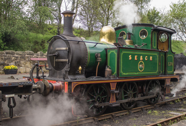 Обои картинки фото техника, паровозы, железная, дорога, паровоз