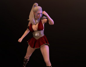 Картинка 3д+графика люди+ people девушка взгляд фон