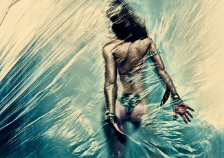 Картинка девушки -unsort+ креатив клеенка