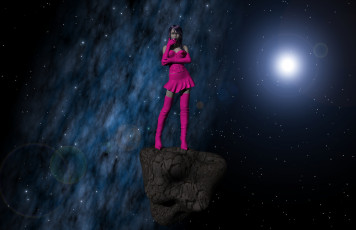 Картинка 3д+графика фантазия+ fantasy девушка взгляд фон