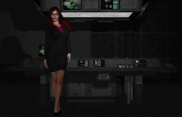 Картинка 3д+графика люди+ people девушка взгляд фон