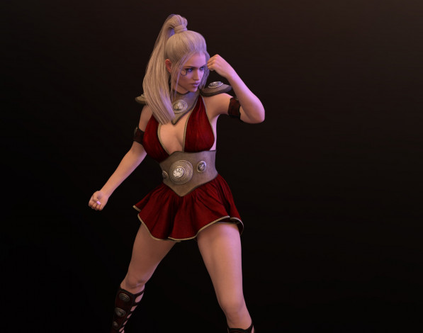 Обои картинки фото 3д графика, люди , people, девушка, взгляд, фон