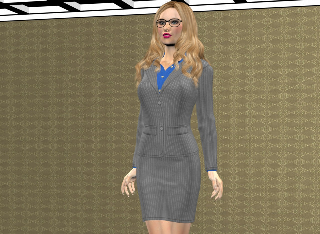 Обои картинки фото 3д графика, люди , people, девушка, взгляд, фон