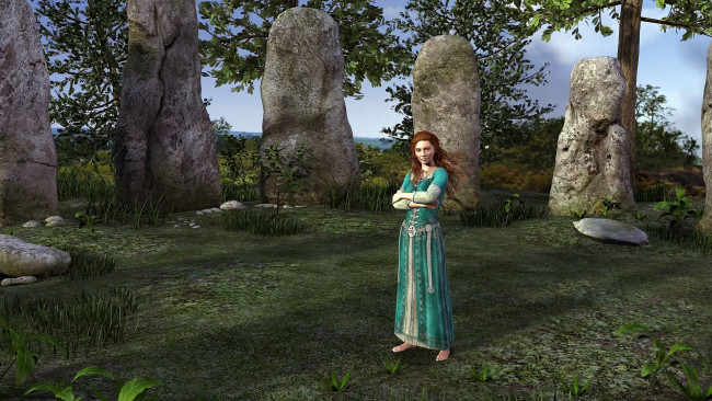 Обои картинки фото 3д графика, люди , people, девушка, взгляд, фон