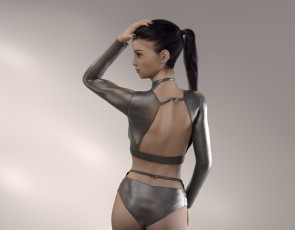 Картинка 3д+графика люди+ people фон взгляд девушка