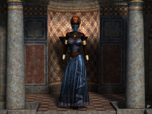 Картинка 3д+графика фантазия+ fantasy фон взгляд девушка