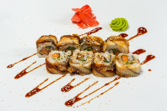 Картинка еда рыба +морепродукты +суши +роллы роллы