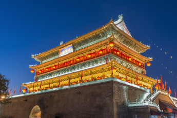 Картинка города -+буддийские+и+другие+храмы пагода китай сиань