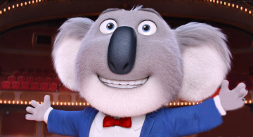 обоя sing, мультфильмы, персонаж