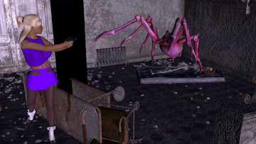 Картинка 3д+графика фантазия+ fantasy фон взгляд девушка