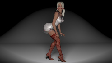 Картинка 3д+графика люди+ people фон девушка взгляд