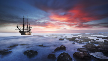 Картинка корабли парусники мачты паруса