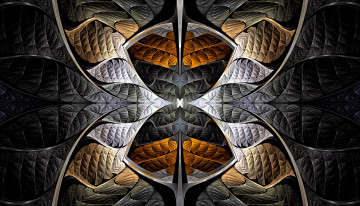 Картинка 3д+графика фракталы+ fractal цвета фон узор