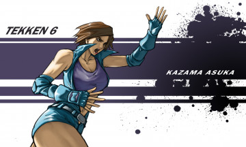 обоя видео игры, tekken 6, девушка, фон