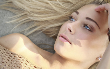 Картинка девушки -unsort+ лица +портреты блондинка сетка лицо