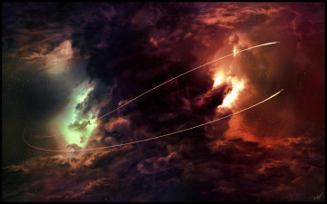 Картинка космос арт вселенная планеты звёзды созвездия