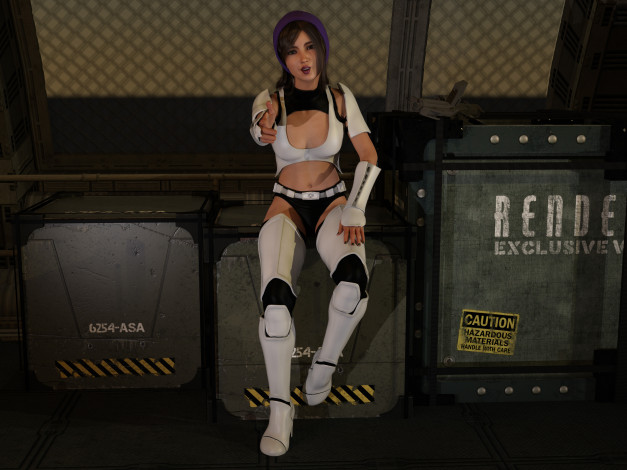 Обои картинки фото 3д графика, фантазия , fantasy, фон, взгляд, девушка