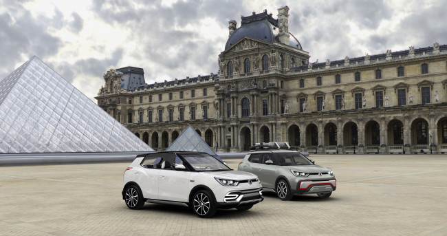 Обои картинки фото ssangyong xiv concept 2012 and ssangyong xav adventure concept 2015, автомобили, ssang yong, 2012, 2015, concept, xiv, xav, adventure, ssangyong