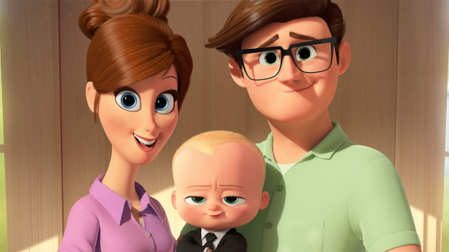 Обои картинки фото мультфильмы, the boss baby, персонажи