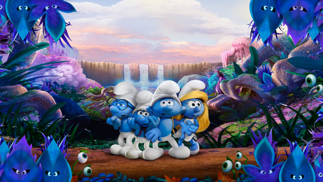 Обои картинки фото smurfs,  the lost village, мультфильмы, персонажи
