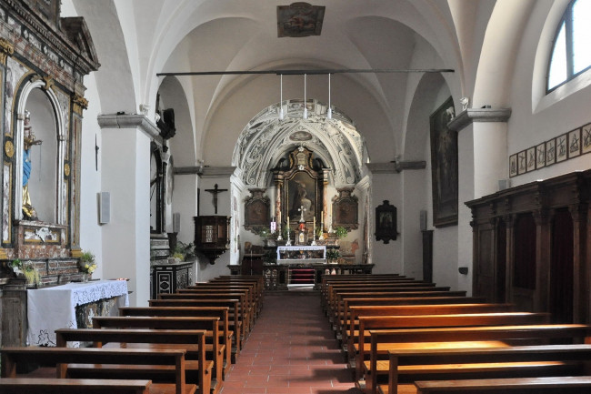 Обои картинки фото интерьер, убранство,  роспись храма, костел