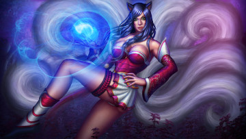 Картинка видео+игры league+of+legends уши девушка взгляд фон