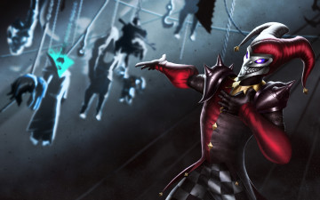 Картинка видео+игры league+of+legends фон существо улыбка