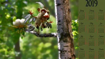 Картинка календари фэнтези существо дерево