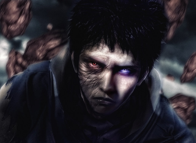 Обои картинки фото аниме, naruto, шиноби, шаринган, расенган, учиха, обито