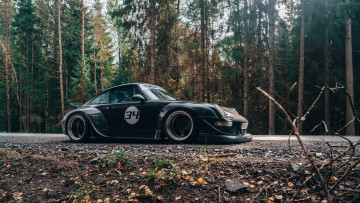 Картинка автомобили porsche 993 rwb
