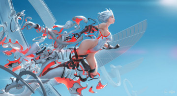 Картинка фэнтези девушки девушка купальник доспехи