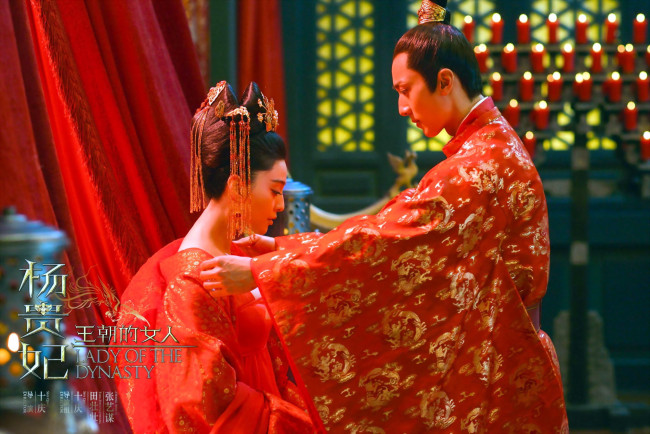 Обои картинки фото кино фильмы, lady of the dynasty, пара, свадьба