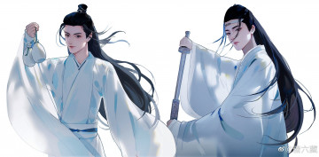 Картинка рисованное кино +мультфильмы вэй усянь лань ванцзы