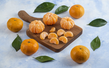 Картинка еда цитрусы мандарины