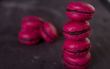 Картинка еда макаруны лакомство печенье